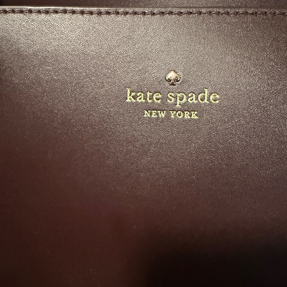Kate Spade Lawton Way Rose Tote "Deep Plum" - Picture 4 of 5